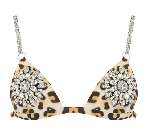 Latex Micro Triangle Bra
