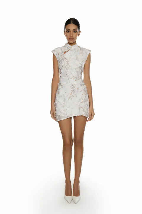 White Asian-style dress