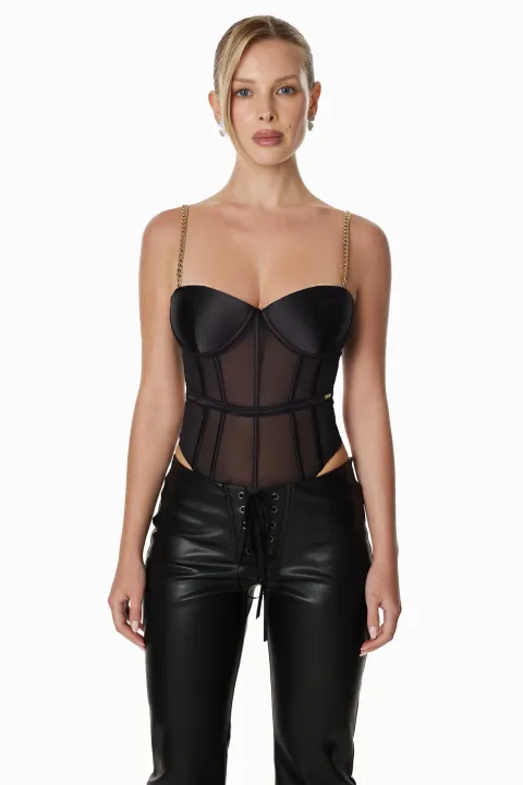 Black leather pants