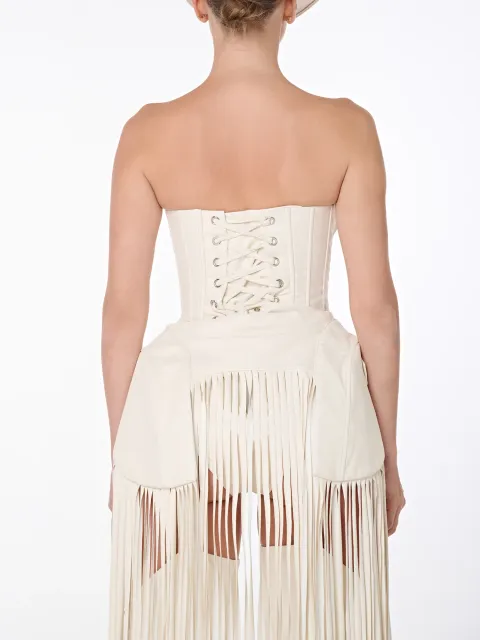 White cowboy chaps suit