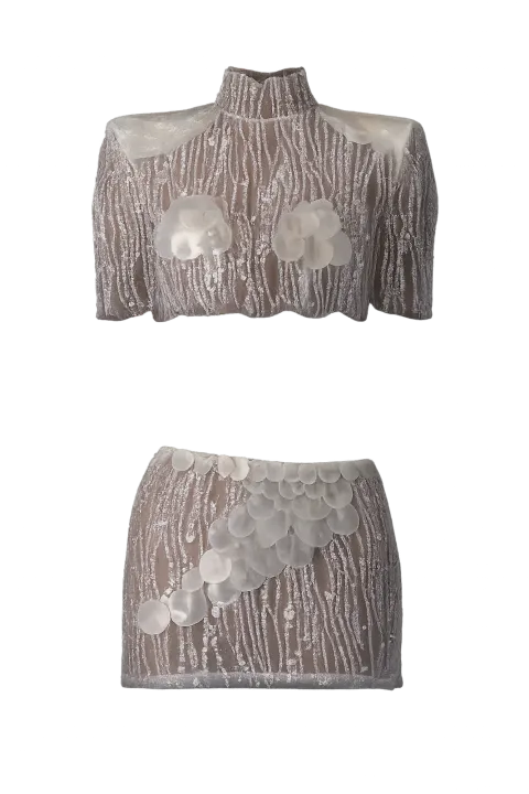 Top and skirt set