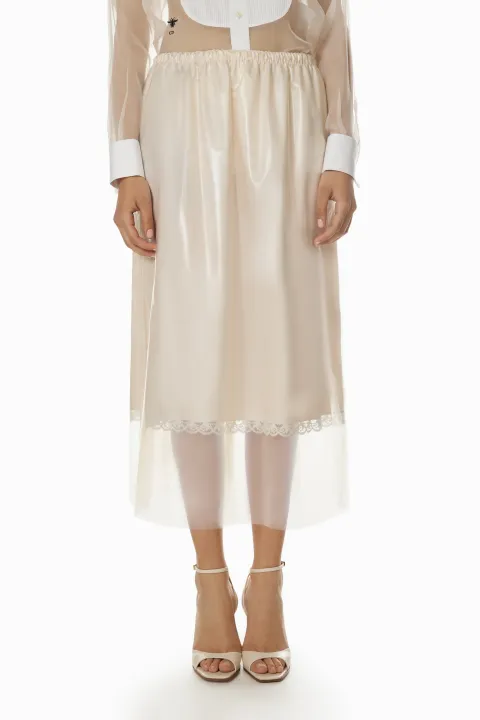 Sheer white Dior shirt