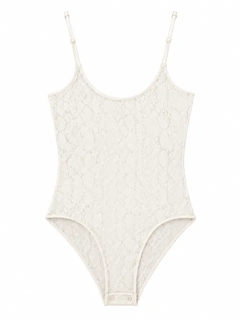 Lightweight faux snakeskin bodysuit