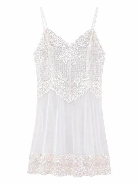 Openwork lingerie-style dress