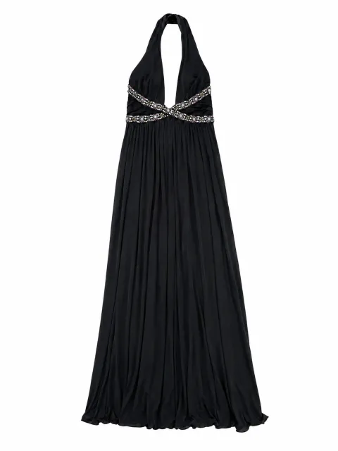 Evening dress with stones