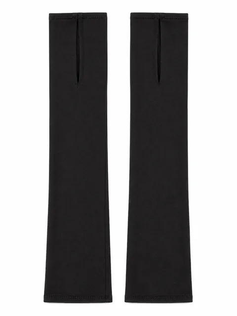 Cotton fingerless gloves