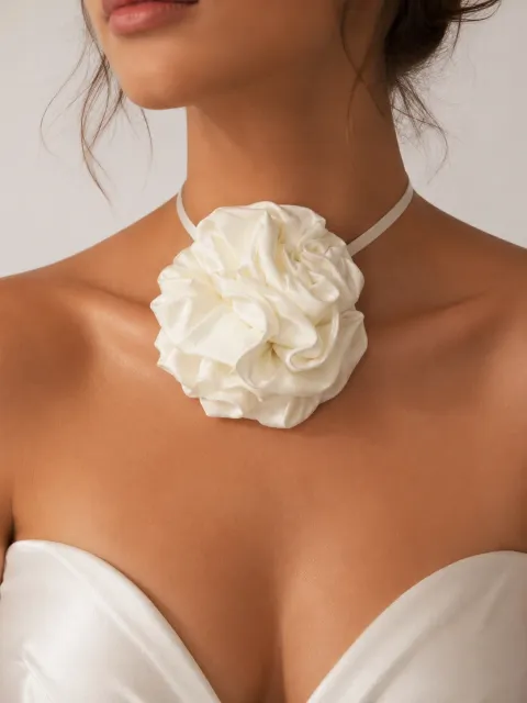White-flower choker