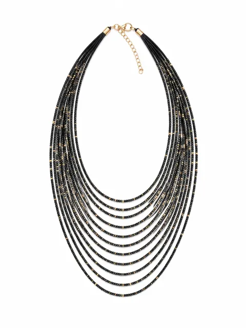 Layered beaded necklace