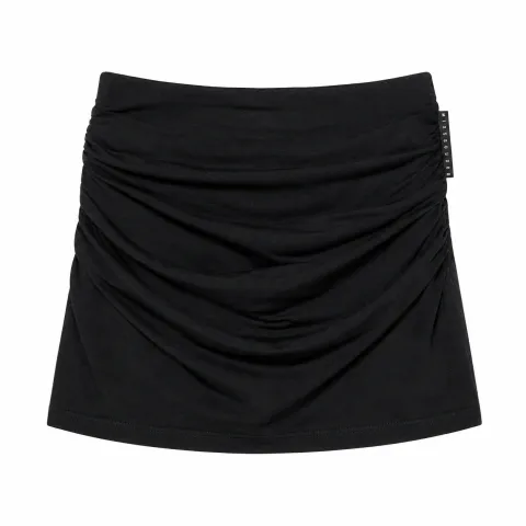 Draped mini skirt