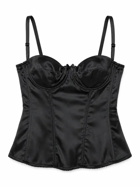 Satin corset top