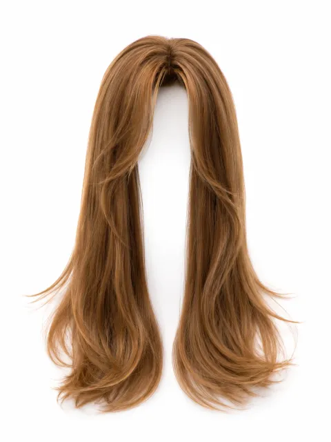Layered synthetic wig