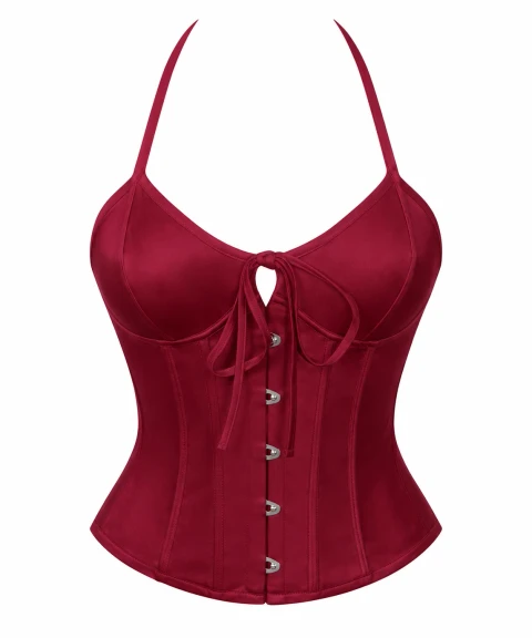 Satin corset top