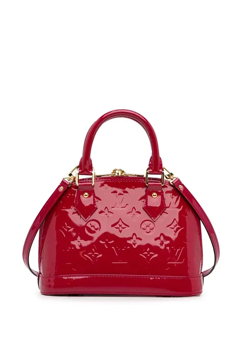 Red LV bag