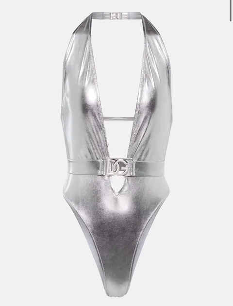DG silver bodysuit