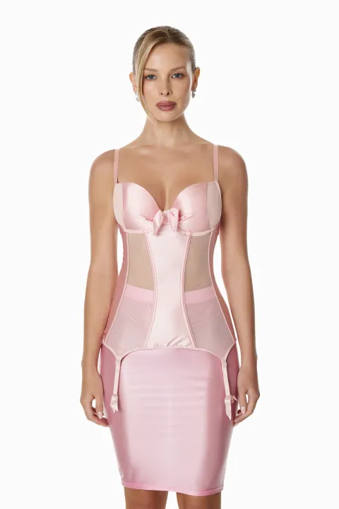 Pink corset