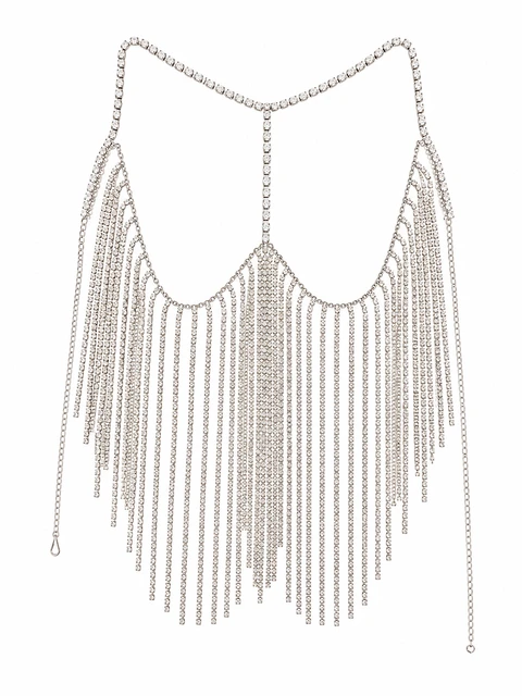 Rhinestone-fringe jewelry