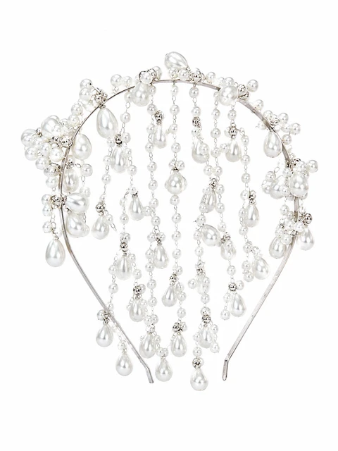 Headband with pearl pendants