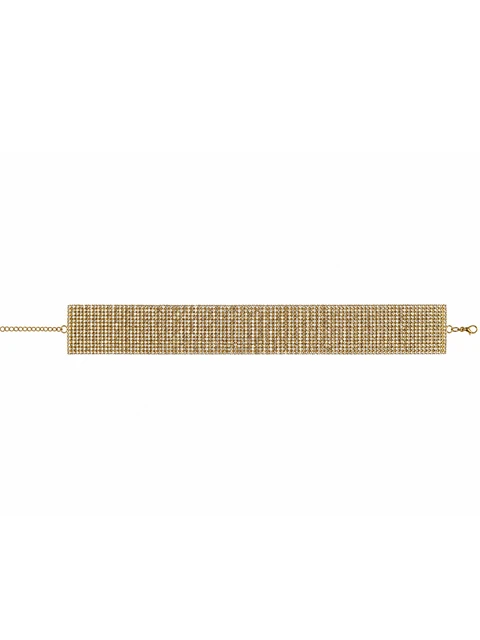 Rhinestone choker