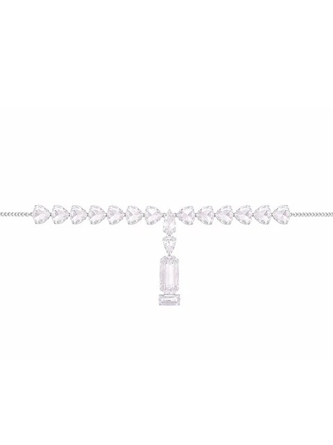 Crystal-pendant necklace