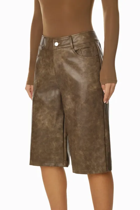 Brown culottes